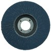 Weiler 4-1/2" Big Cat Abrasive Flap Disc, Flat (TY27), 80Z, 7/8" 50805